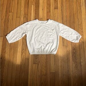 Easy peasy 18M lightweight white sweater